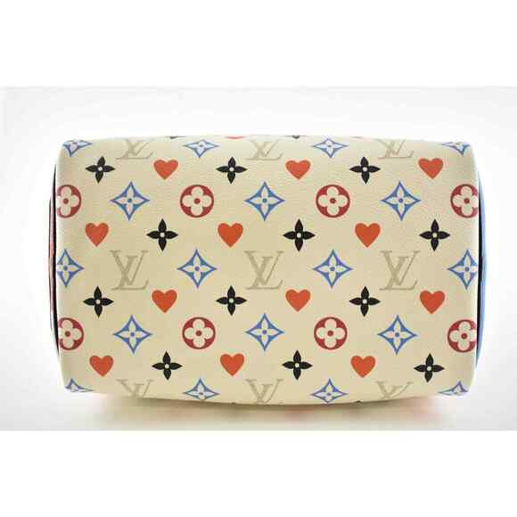Louis Vuitton Game On Speedy Bandouliere 25 White Monogram Handle Shoulder Bag - Picture 12 of 12